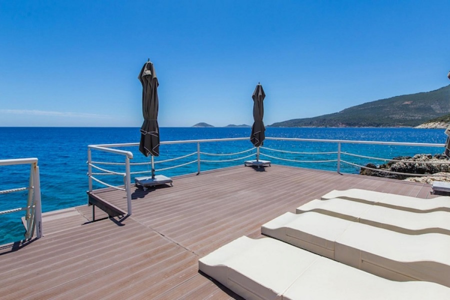 Kalkan�da Denize Sıfır Kiralık Lüks Villa